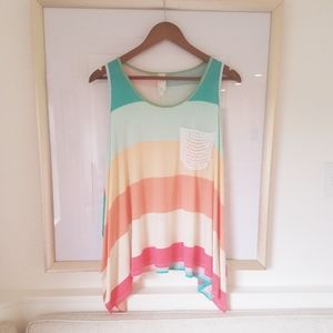 Colorblock Tank Top